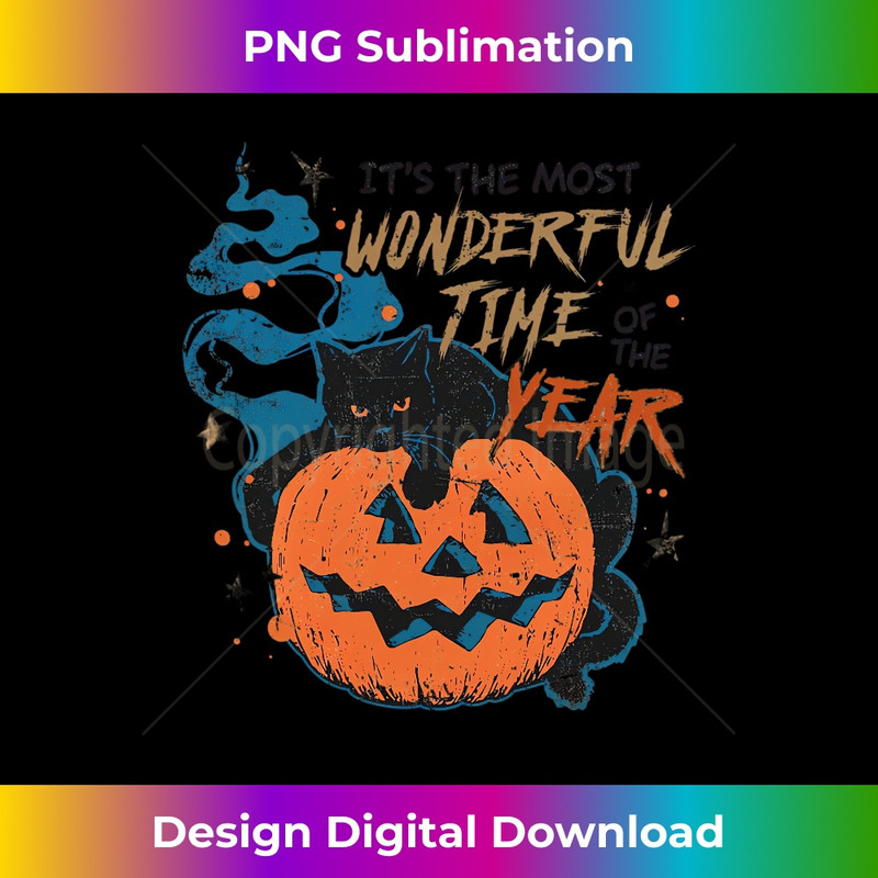 MZ-20231130-264_It's The Most Wonderful Time Of The Year Black Cat Halloween Long Sleeve 0582.jpg