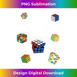 leave no cube unsolved speedsolving speedcubing speed cuber long sleeve - deluxe png sublimation download - elevate your style with intricate details