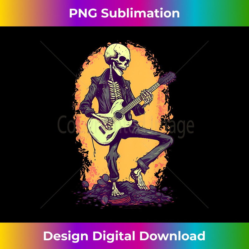 OH-20231130-587_Skeleton Playing Guitar, Band s Band Tee for Men 0907.jpg