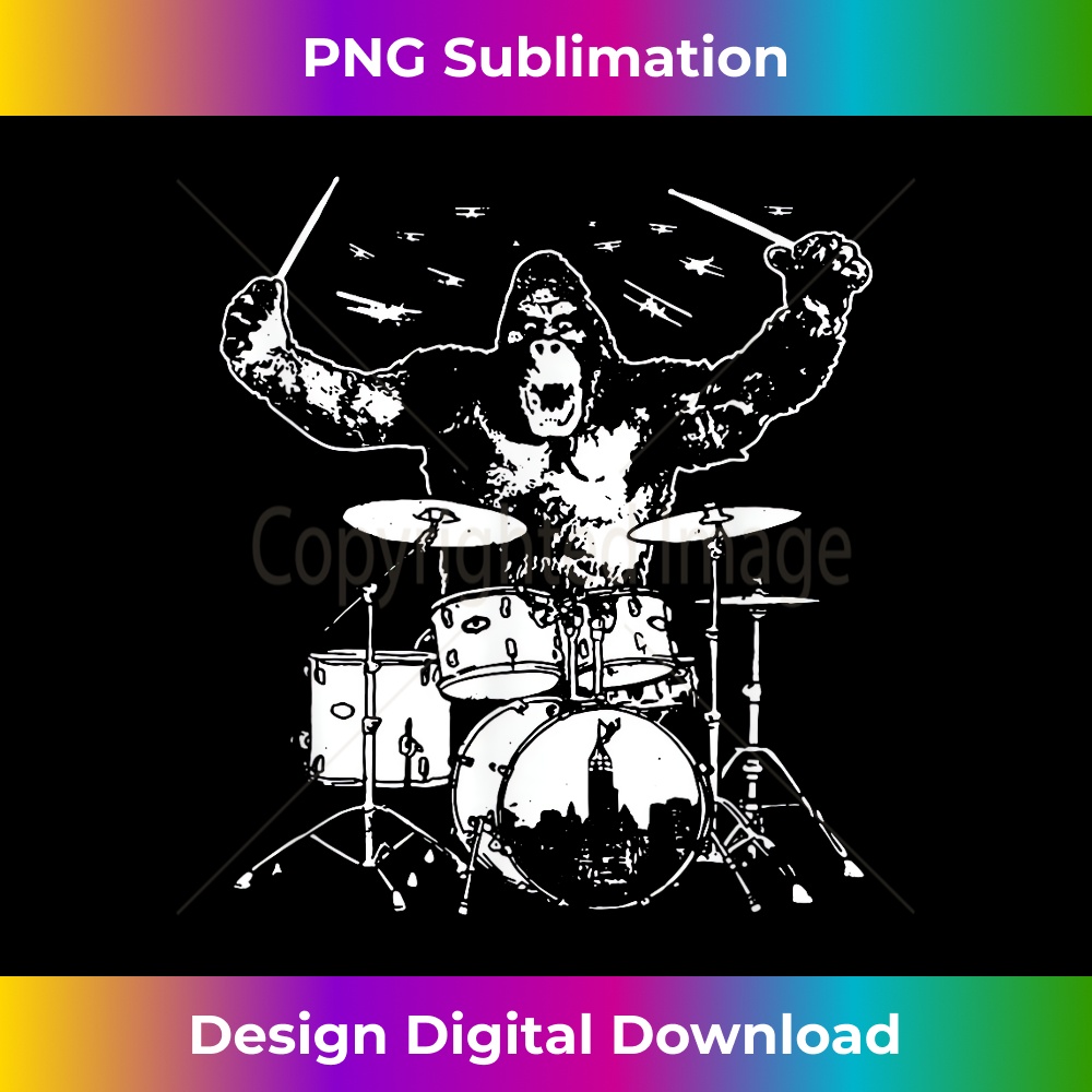 UR-20231130-002_Funny King Rock Gorilla Monster Playing Drum Set Gift 0320.jpg