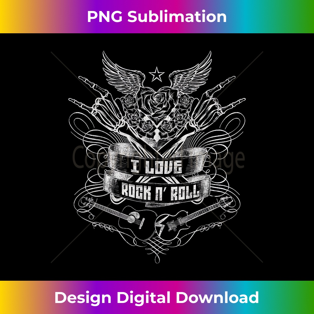 VZ-20231130-227_I Love Rock N Roll Hand Horns Distressed Retro Music Concert 0545.jpg