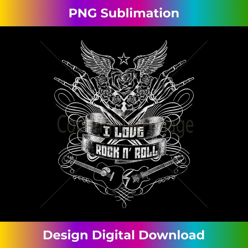 VZ-20231130-227_I Love Rock N Roll Hand Horns Distressed Retro Music Concert 0545.jpg