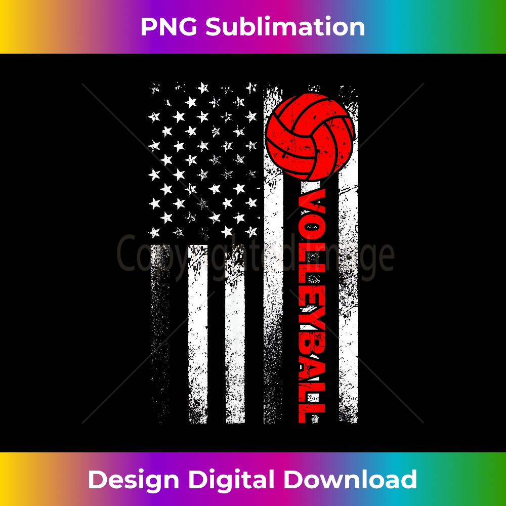 XR-20231130-019_Funny Volleyball Design For Men Women USA Patriotic Athlete 0337.jpg