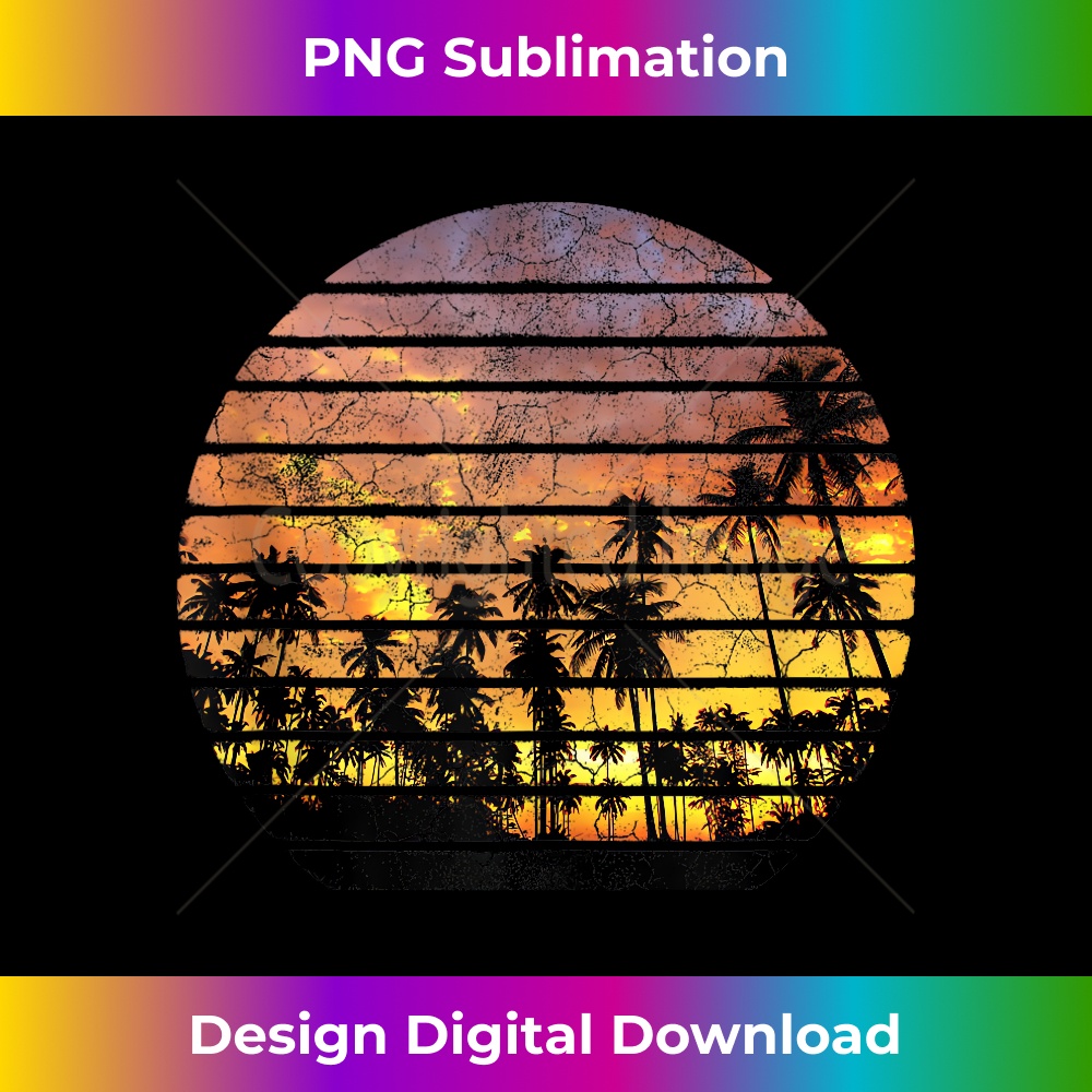 YZ-20231130-4121_Vintage Retro Style Sunset Palm Tree Beach California Hawaii Tank Top 0925.jpg