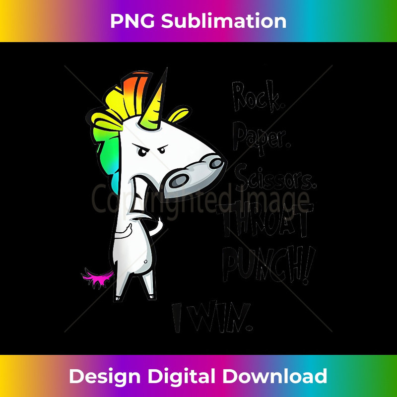 PO-20231130-1803_Funny Unicorn Rock Paper Scissors Throat Punch I Win Tank Top 1402.jpg