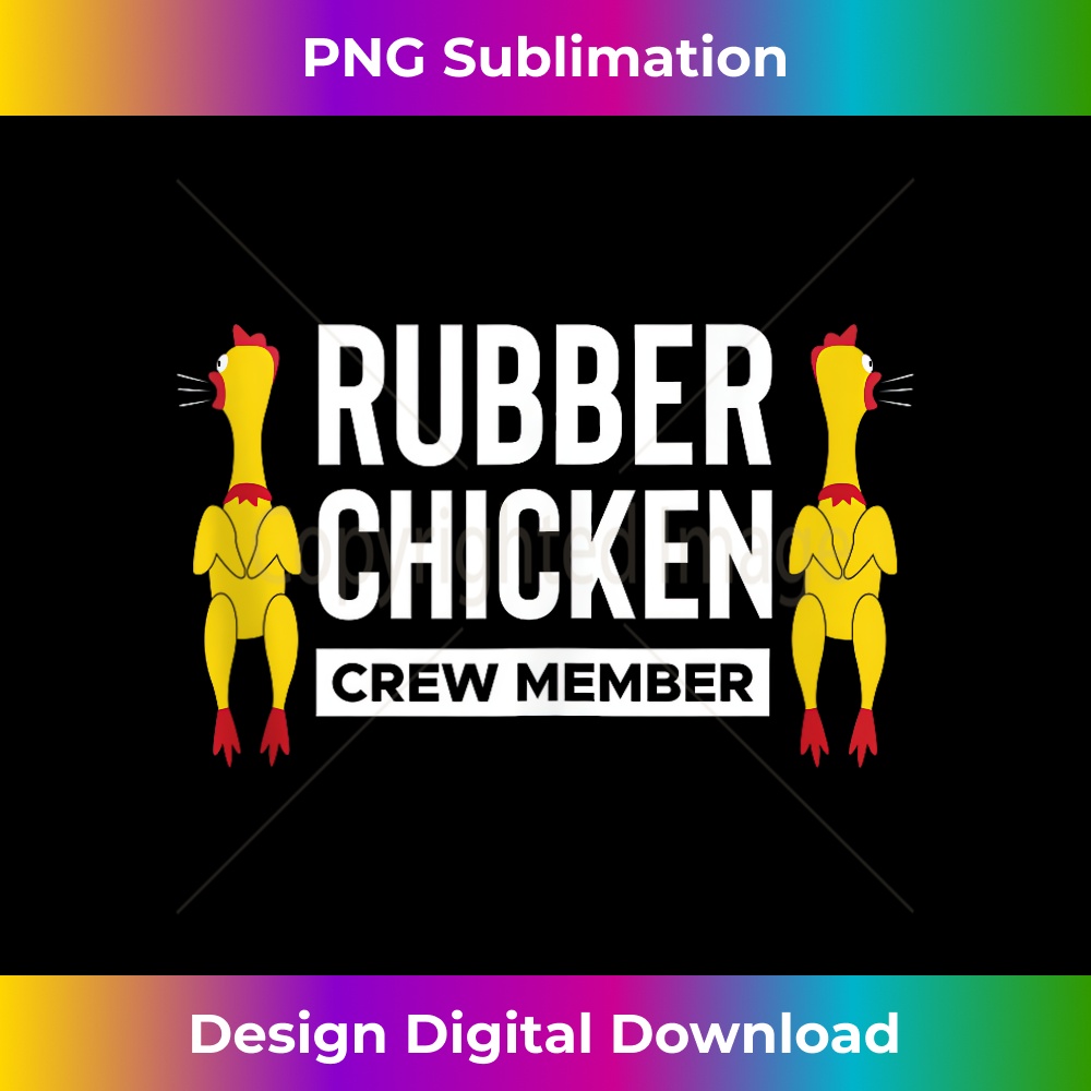 DB-20231130-3234_Rubber Chicken Crew Member Chicken Rubber Rooster Tank Top 0203.jpg