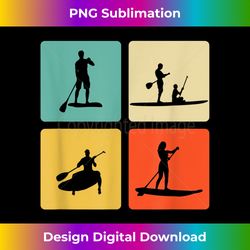 paddleboarder on sup paddle board for standup paddling - luxe sublimation png download - immerse in creativity with every design