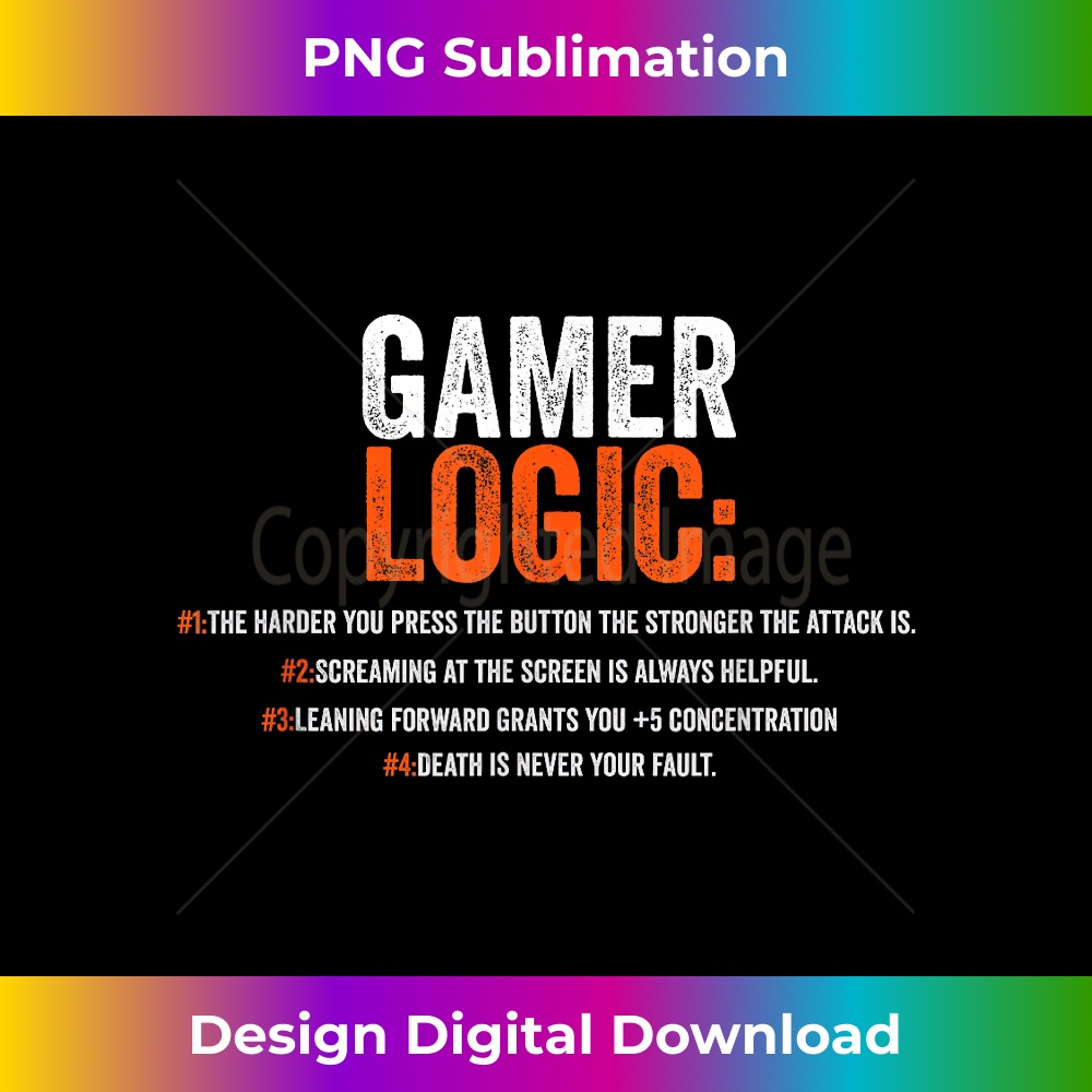 SW-20231130-566_Gamer Logic, Funny Video Gamer Behavior Graphic Tee 0134.jpg