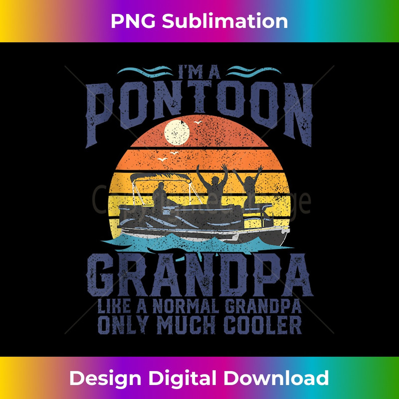 ZN-20231130-2793_Pontoon Grandpa Captain Retro Funny Boating Fathers Day Gift Tank Top 3331.jpg