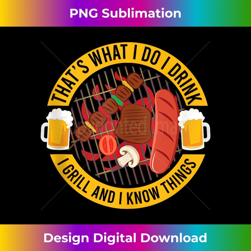 AL-20231201-7709_That's What I Do I Drink I Grill And I Know Things Funny BBQ Tank Top 7753.jpg