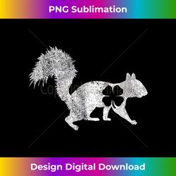 squirrel gift st. patrick's day shamrock clover irish paddys - bespoke sublimation digital file - tailor-made for sublimation craftsmanship