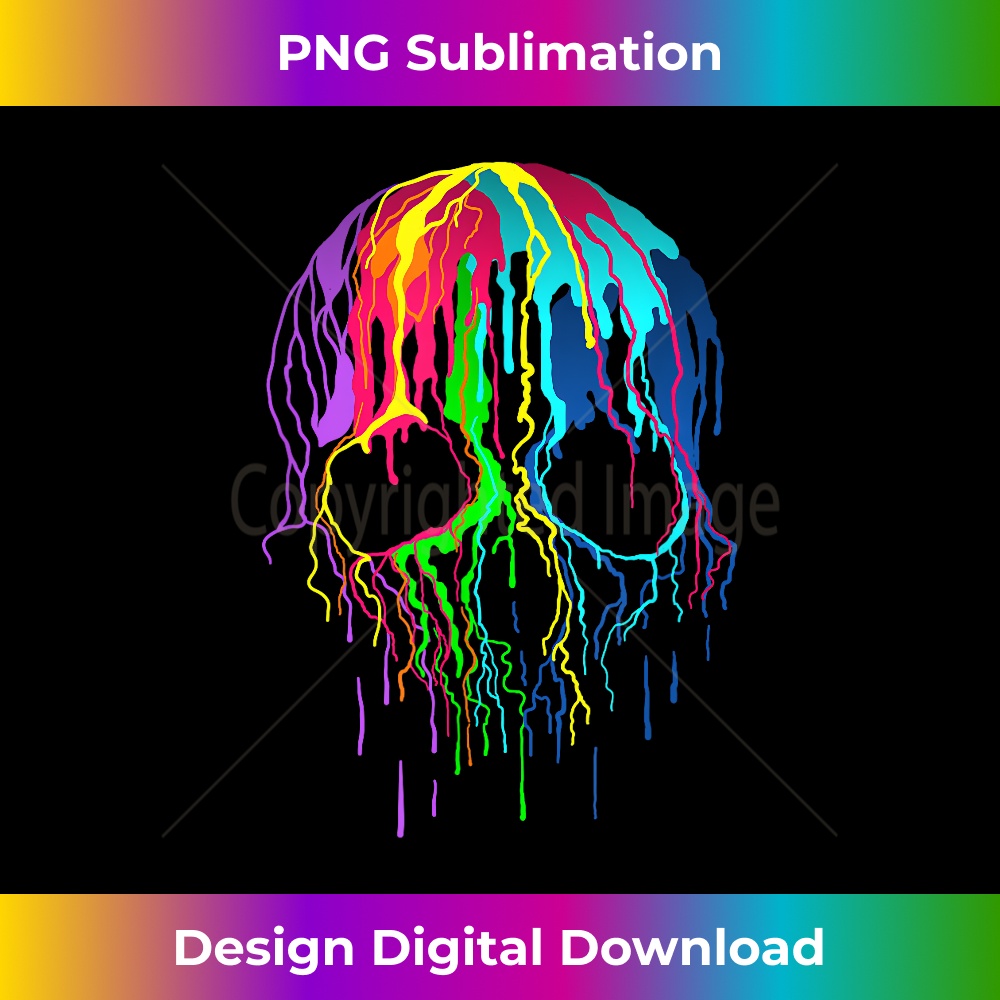 XY-20231201-777_Colorful Paint Dripping Skull - Paint Drip Skeleton Head 0785.jpg