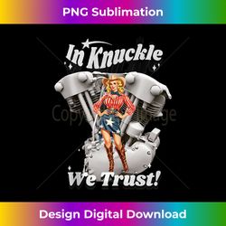 hd motorcycle vtwin knucklehead in knuckle we trust dg116 tank top - minimalist sublimation digital file - pioneer new aesthetic frontiers