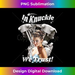 hd motorcycle vtwin knucklehead in knuckle we trust dg81 tank top - luxe sublimation png download - pioneer new aesthetic frontiers