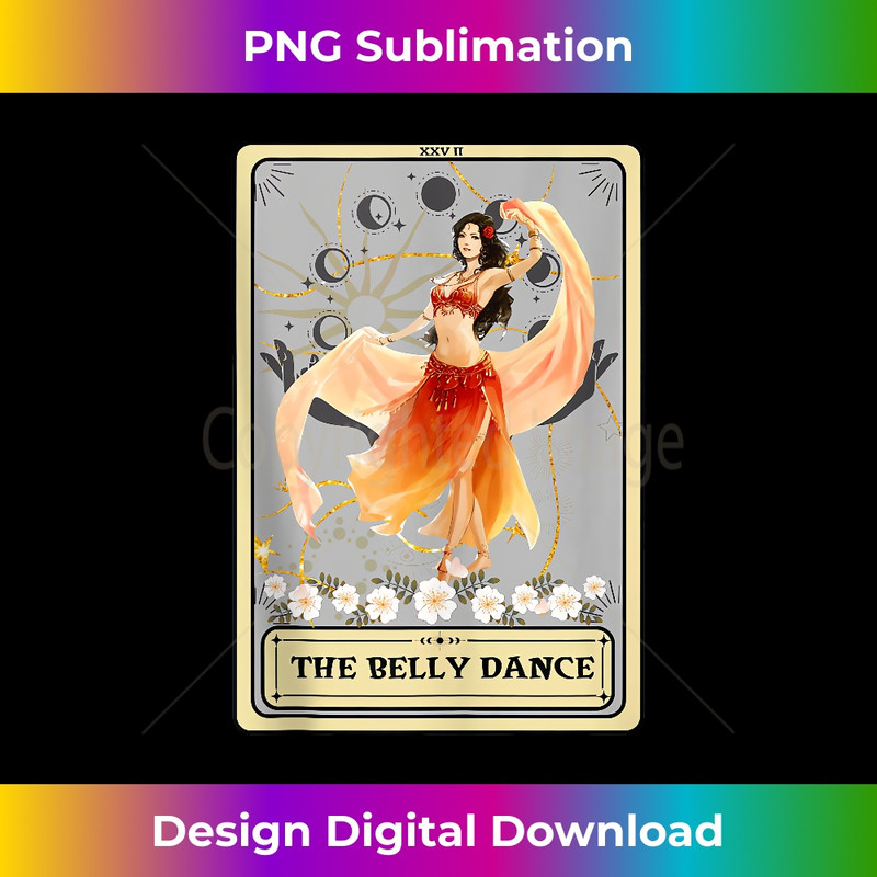 IK-20231211-1023_Retro The Belly Dancer Tarot Card Belly Dancing Halloween Tank Top 1027.jpg