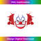 IS-20231211-1059_Scary Creepy Clown Face Halloween Clowns Nose Makeup Funny Tank Top 1063.jpg