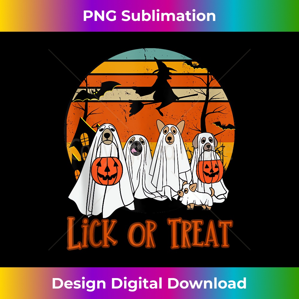 JY-20231211-230_Dog Ghost Lick or Treat Cute Halloween Ghost Dog Tank Top 0233.jpg