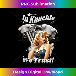 hd motorcycle vtwin knucklehead in knuckle we trust dg85 tank top - vibrant sublimation digital download - striking & memorable impressions