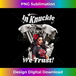 hd motorcycle vtwin knucklehead in knuckle we trust dg109 tank top - bespoke sublimation digital file - immerse in creativity with every design