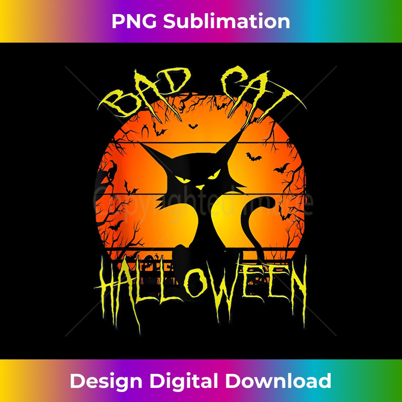 MR-20231211-298_Funny Bad Cat Halloween Evil Spooky Cat Costume Horror Fun Tank Top 0301.jpg