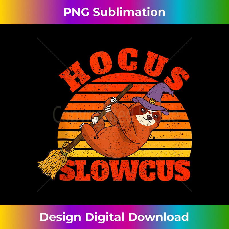 NO-20231211-583_Hocus Slowcus Funny Witch Sloth Lazy Cute Animal Halloween Tank Top 0587.jpg