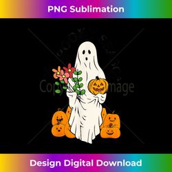 groovy vintage floral ghost cute halloween spooky season - edgy sublimation digital file - customize with flair
