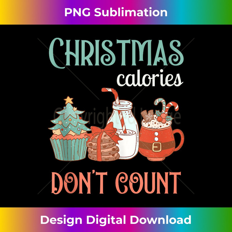 TI-20231211-138_Christmas Calories Don't Count Retro Vintage Milk And Cookie Tank Top 0140.jpg
