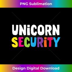 unicorn security halloween costume dad mom girl daughter - innovative png sublimation design - immerse in creativity with every design