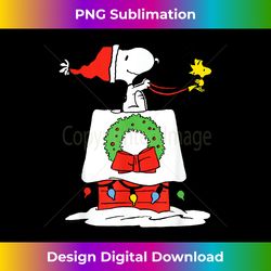 peanuts holiday snoopy's doghouse sleigh - urban sublimation png design - animate your creative concepts