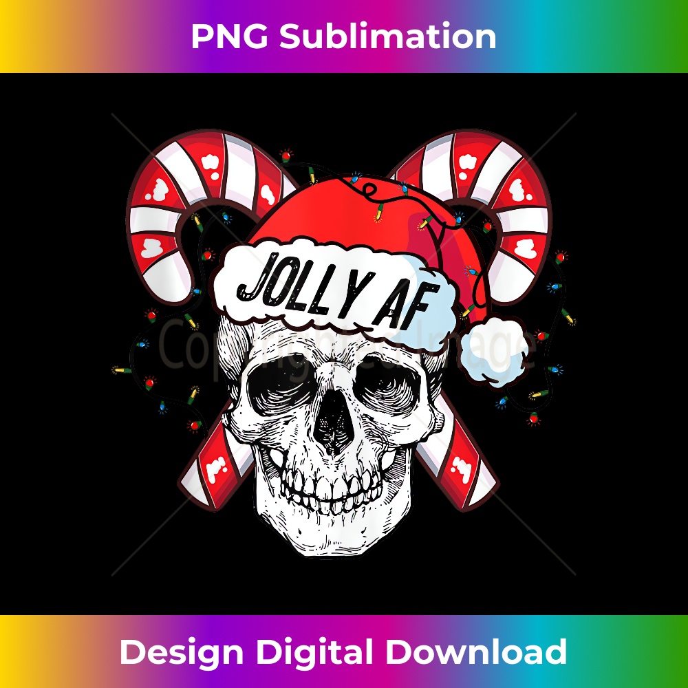 VH-20231211-221_Dead Inside But Jolly AF Skeleton Santa Christmas Pajamas Tank Top 0224.jpg