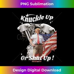 hd motorcycle vtwin knucklehead knuckle up or shut up dg92 tank top - sublimation-optimized png file - rapidly innovate your artistic vision