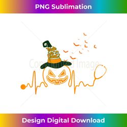 pumpkin heartbeat halloween costume witch scary girls boys - artisanal sublimation png file - access the spectrum of sublimation artistry