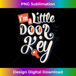 i'm a little door key funny small short man joke sarcastic tank top - eco-friendly sublimation png download - tailor-made for sublimation craftsmanship