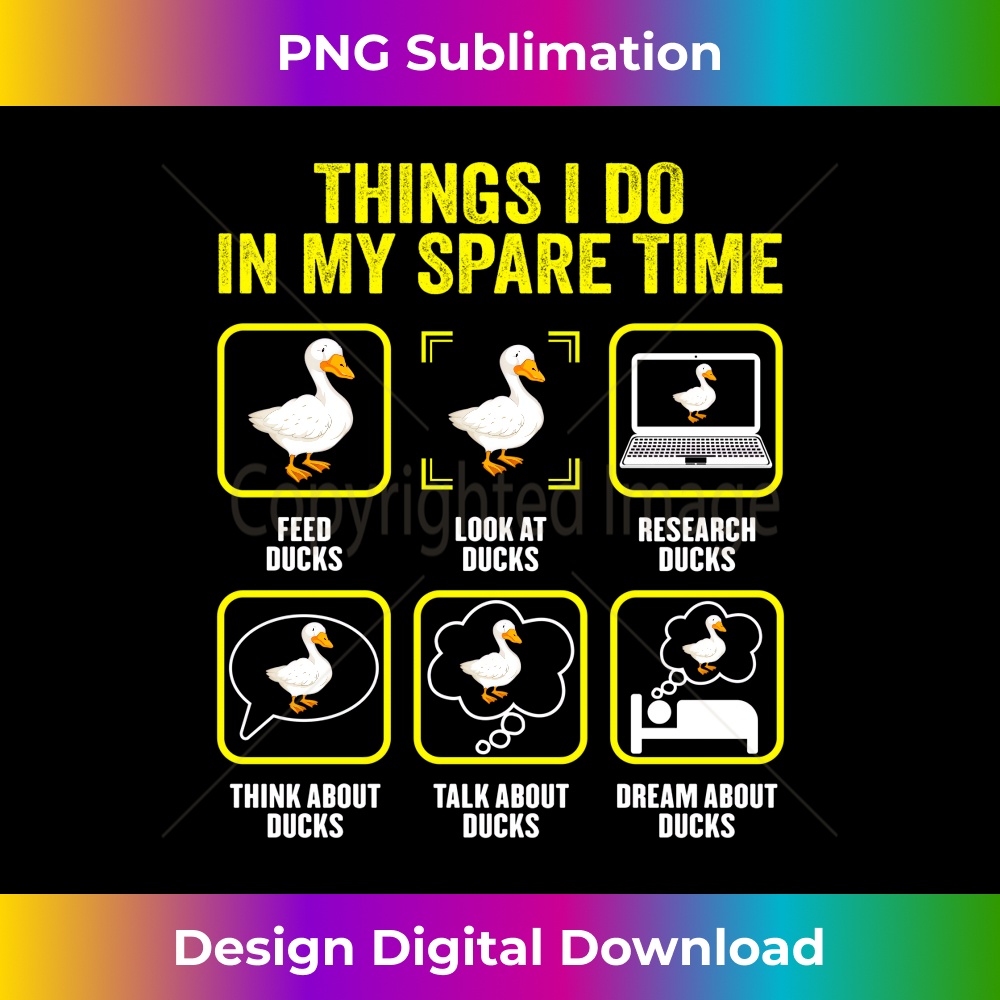 AY-20231212-11909_Things I Do In My Spare Time Duck Lovers Cute Duck Mom Dad Long Sleeve 11944.jpg