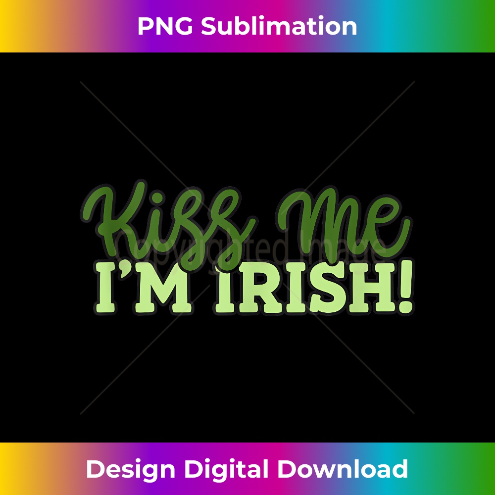 BY-20231212-6183_Happy St Patrick Day Women Kiss Me Im Irish Graphic Tank Top 6200.jpg