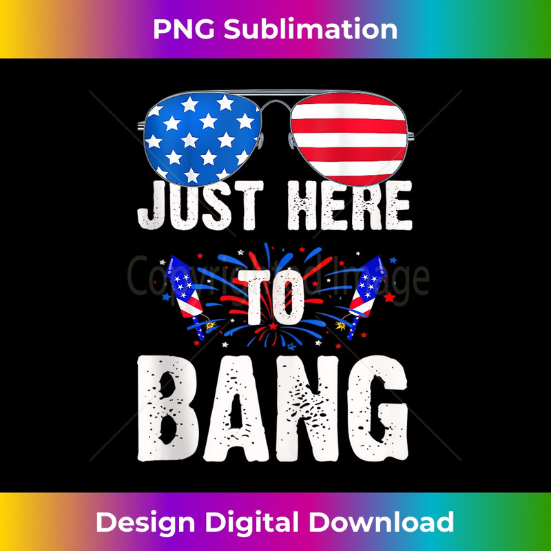 CK-20231212-130_4th of July I'm Just Here To Bang American Flag Sunglasses Tank Top 0131.jpg