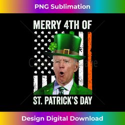 funny merry 4th of st patrick's day joe biden leprechaun hat - crafted sublimation digital download - immerse in creativity with every design