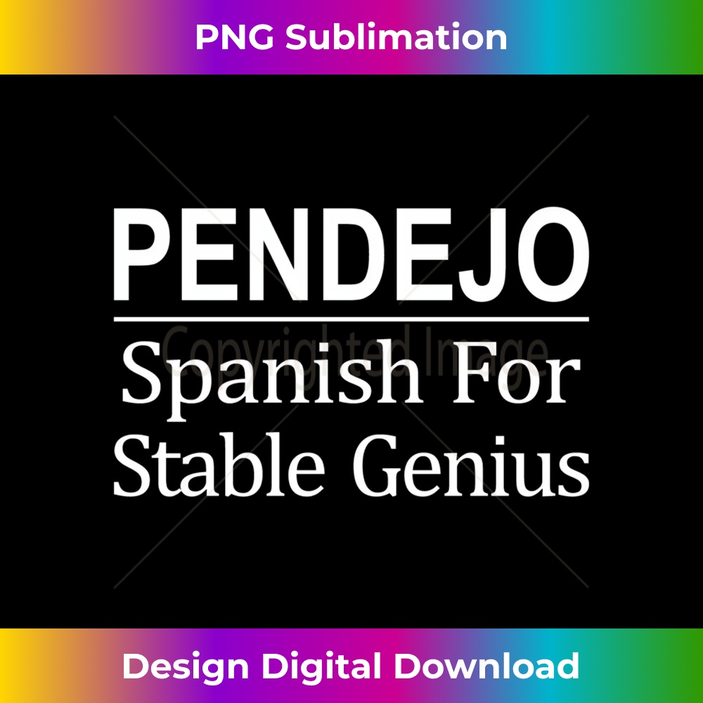 DA-20231212-10397_Pendejo - Spanish For Stable Genius - Long Sleeve 10423.jpg