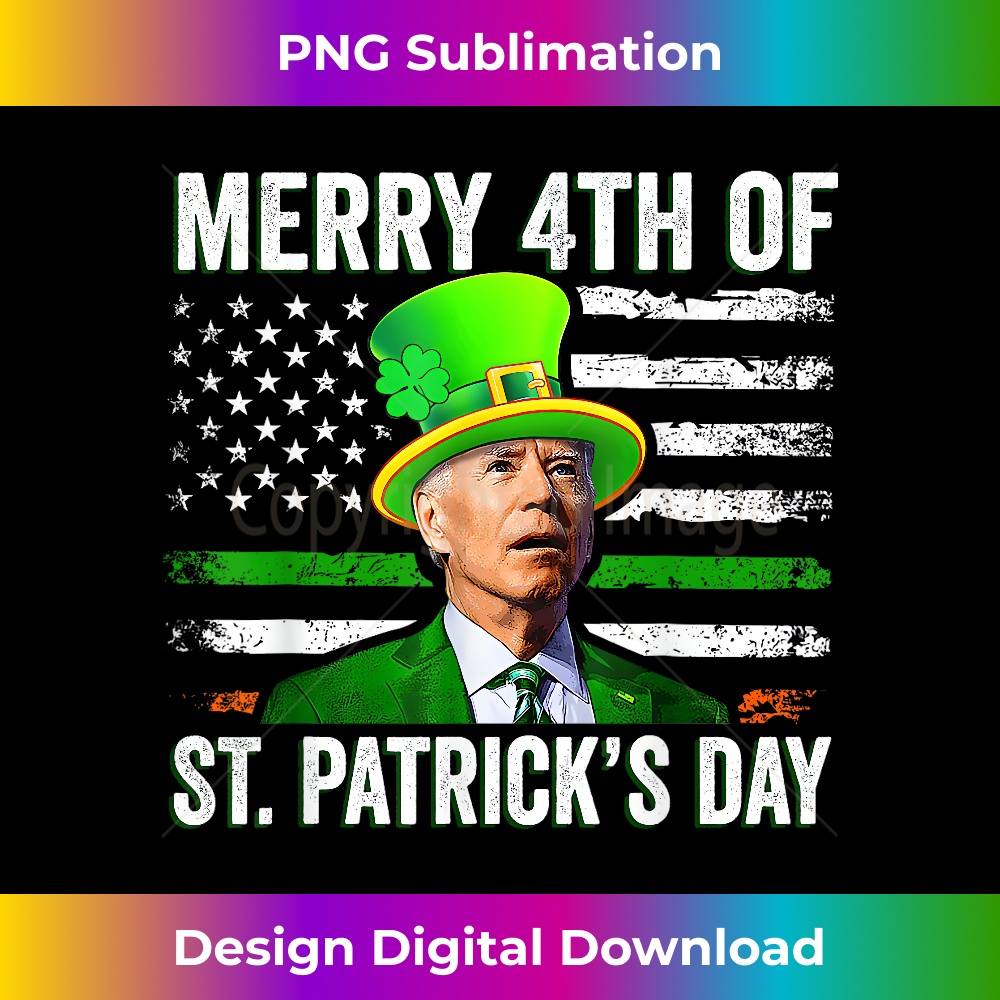 DT-20231212-5301_Funny Merry 4th Of St Patrick's Day Joe Biden Leprechaun Hat 5316.jpg