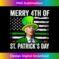 funny merry 4th of st patrick's day joe biden leprechaun hat - deluxe png sublimation download - striking & memorable impressions