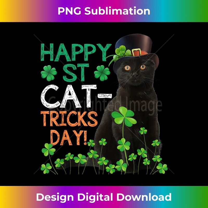 DX-20231212-6182_Happy St Cat Tricks Day Cat Leprechaun Hat St Patrick's Day 6199.jpg