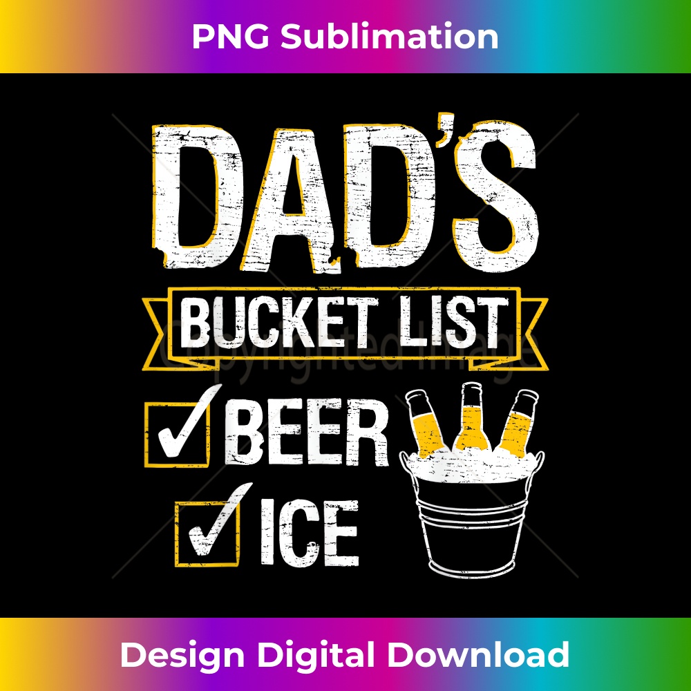 CF-20231212-2261_Dad's Bucket List Beer Bottles Father's Day Graphic T- 2268.jpg