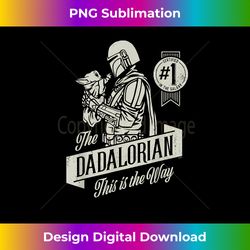 star wars the mandalorian and grogu dadalorian fatheru2019s day 1 - artisanal sublimation png file - access the spectrum of sublimation artistry