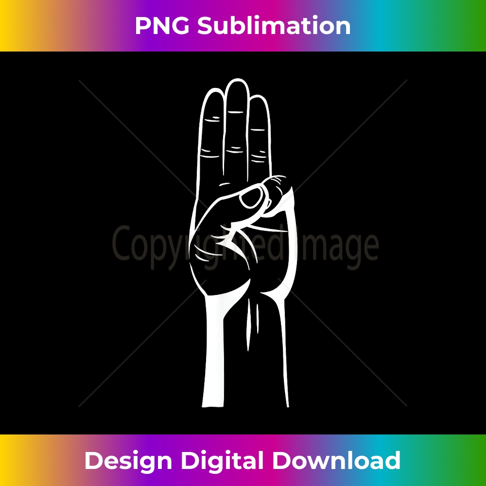 CR-20231212-086_3 Finger Salute Shirt Three Finger Salute TShirt 3 Finger 0087.jpg