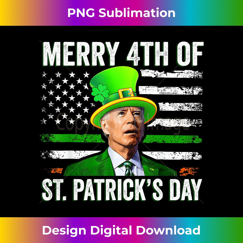 DT-20231212-5301_Funny Merry 4th Of St Patrick's Day Joe Biden Leprechaun Hat 5316.jpg