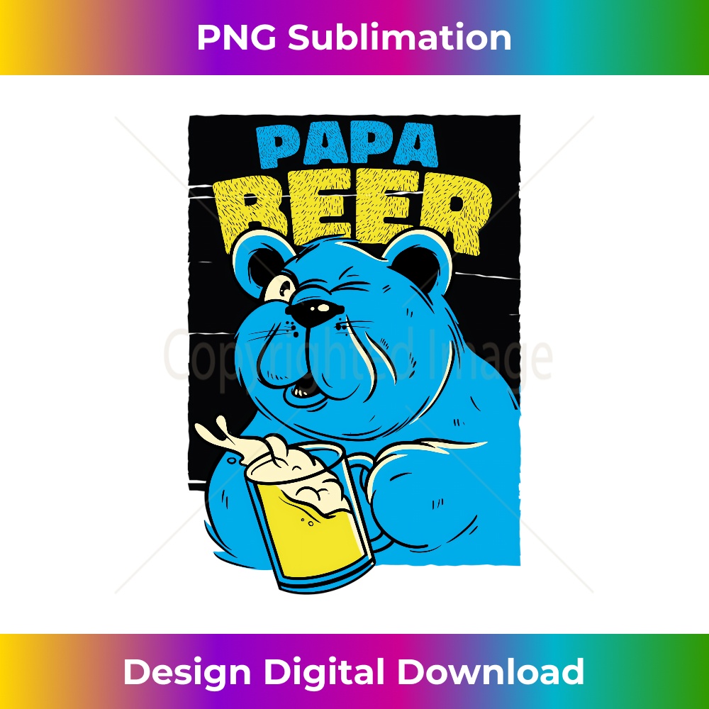 EH-20231212-10297_Papa Beer Funny Dad Joke Fathers Day Bear Pun Graphic Long Sleeve 10323.jpg