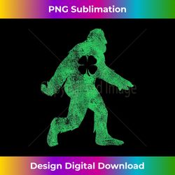 st patricks day bigfoot sasquatch saint paddys irish tee 1 - contemporary png sublimation design - chic, bold, and uncompromising