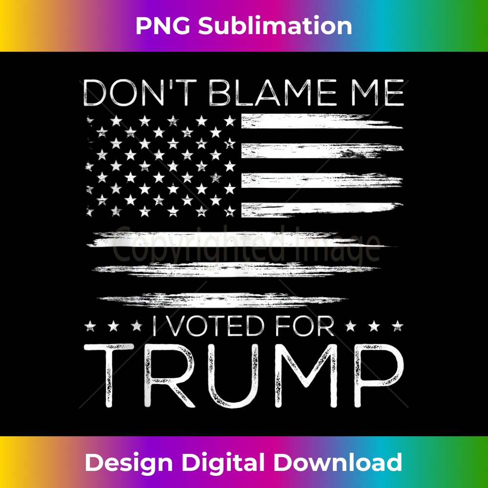IV-20231212-2645_Don't Blame Me I Voted For Trump Distressed American Flag Tank Top 2651.jpg