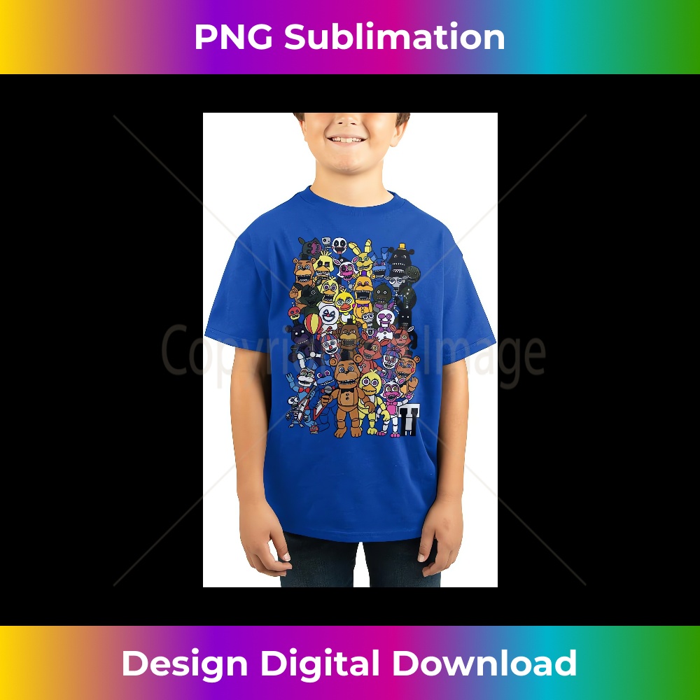 IZ-20231212-4260_Five Nights at Freddy's Printed Boys Graphic Tees 4272.jpg