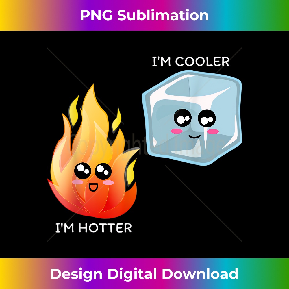 JW-20231212-7374_I'm Hotter I'm Cooler - Cute Hot Fire and Ice Pun 7391.jpg